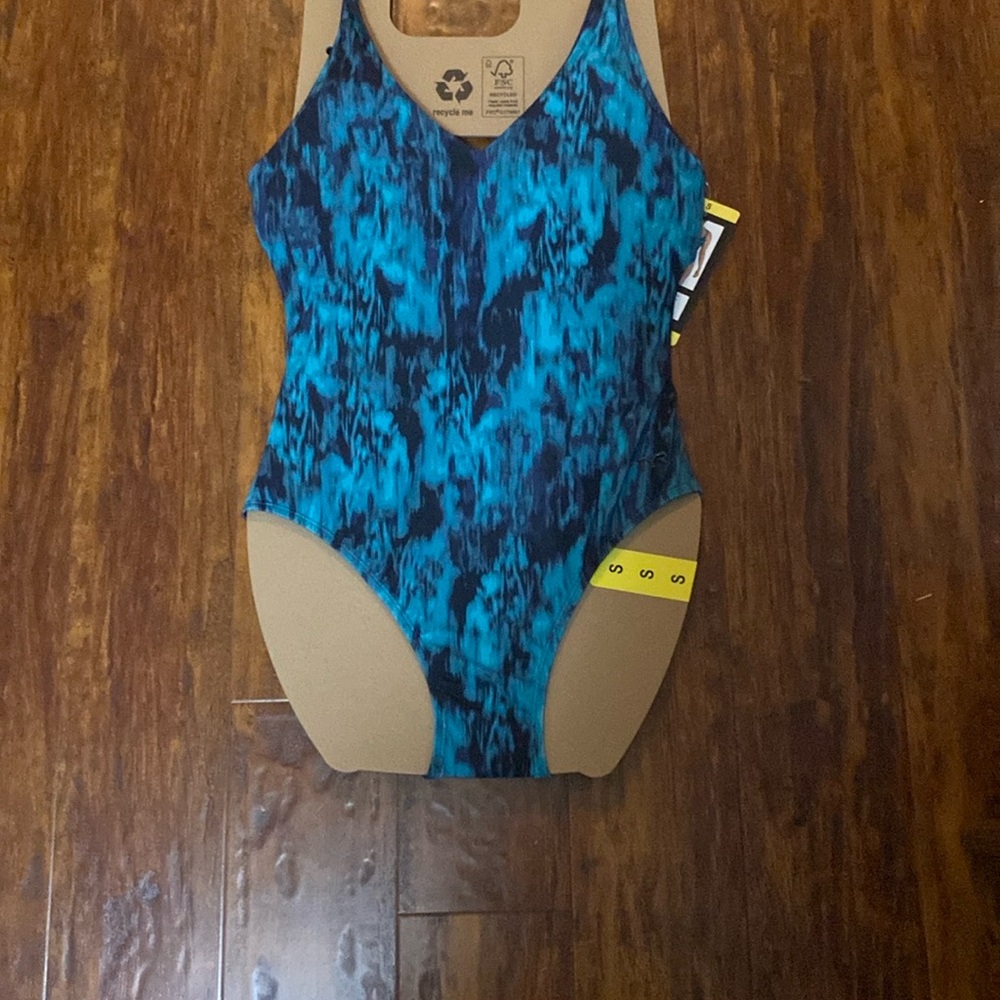 Vibrant Blue One Piece Swimsuit